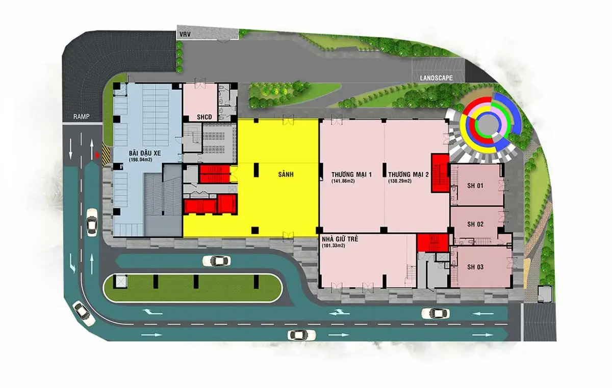 HAPPY ONE PREMIER QUẬN 12 21 Mặt bằng Dự án Căn hộ Chung cư Happy One Thạnh Lộc Quận 12