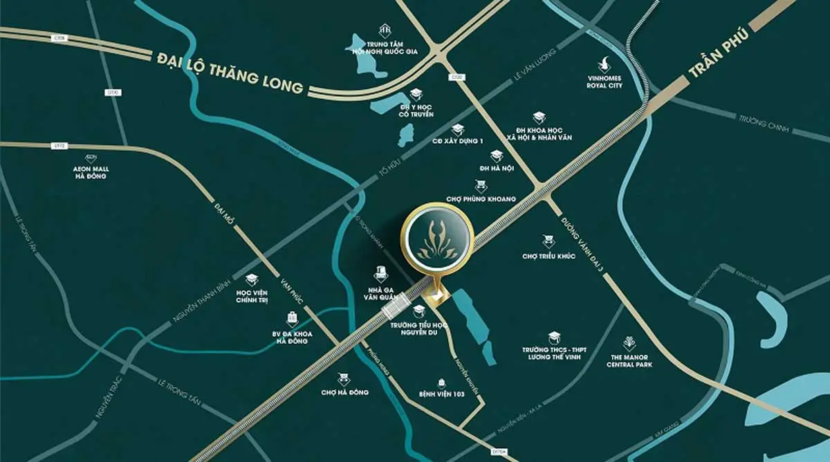 Grand SunLake 3 Vị trí Dự án Căn hộ Grand SunLake Hà Đông Hà Nội