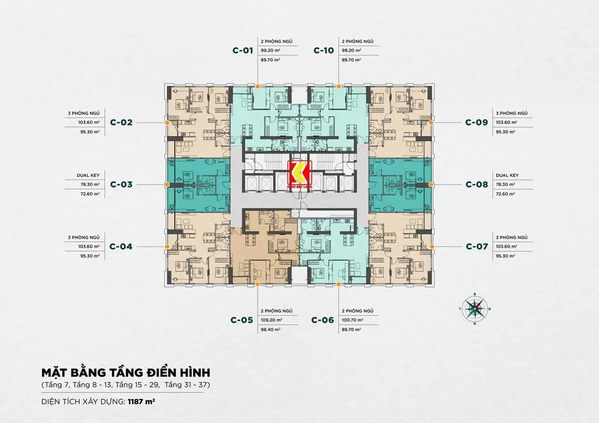 Grand SunLake 8 Mặt bằng tầng Dự án Grand SunLake
