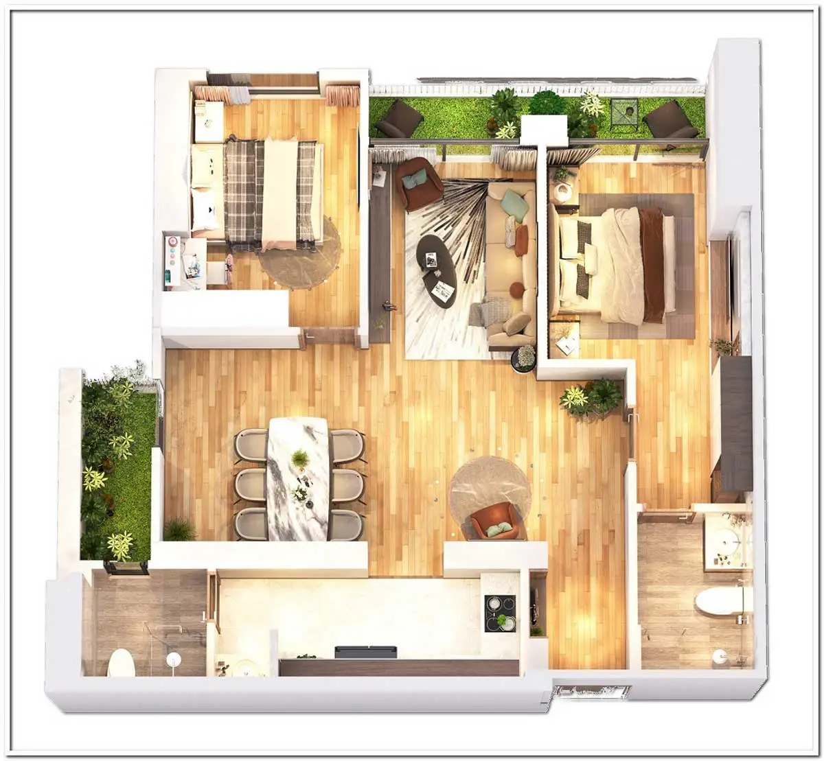 Grand SunLake 10 Căn hộ 2PN Grand SunLake Hà Đông Hà Nội