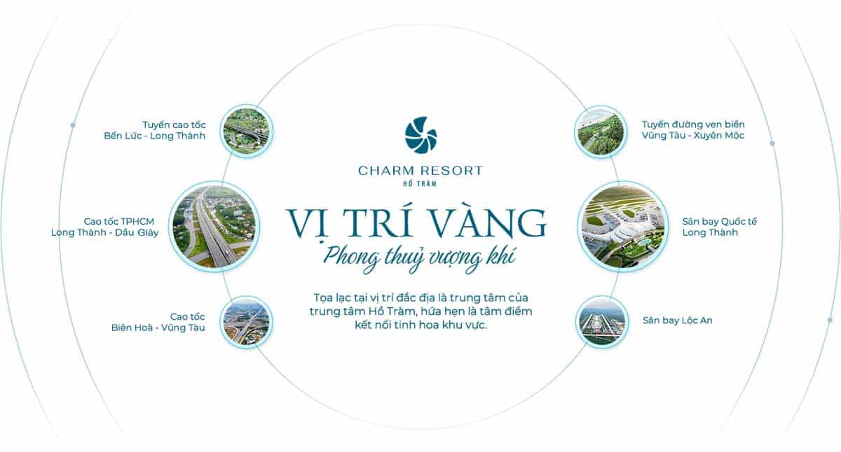 Tiện ích Ngoại khu Căn hộ The Sea Class tại Charm Resort Hồ Tràm