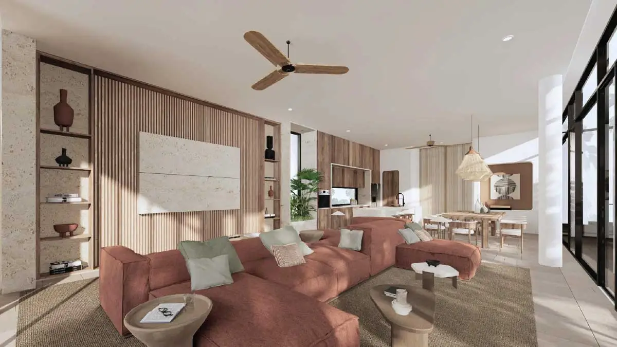 The Sea Class 14 Phòng khách Biệt thự The Sea Class Hồ Tràm