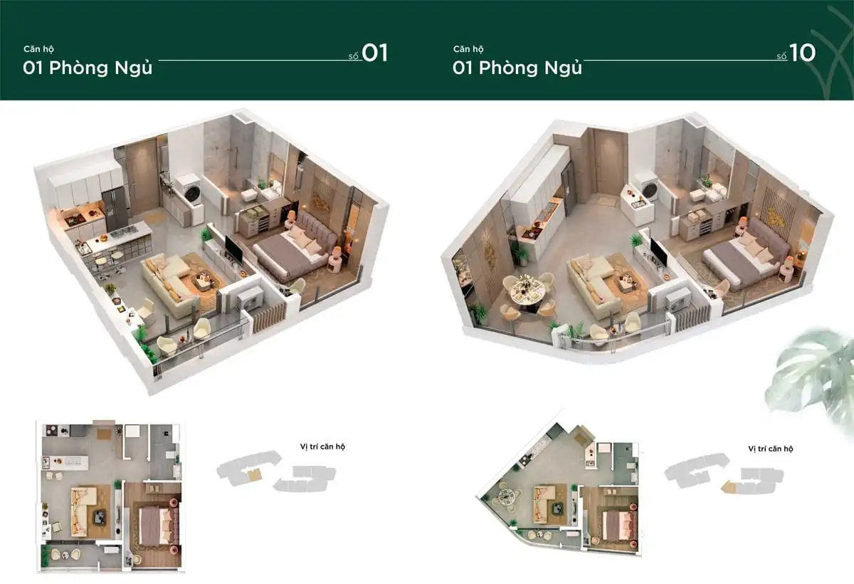 Thiết kế căn 1PN Thiết kế căn 1PN