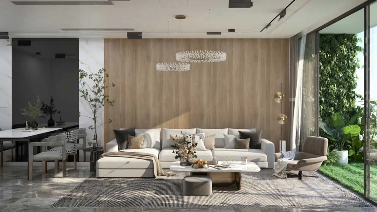 Charm Diamond City Phong khach Can ho charm diamond - Charm Diamond City