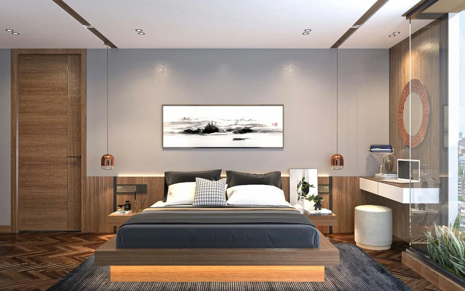 The Forest Gem Bình Thạnh 34 Phòng ngủ nhỏ Căn hộ The Forest Gem Bình Thạnh