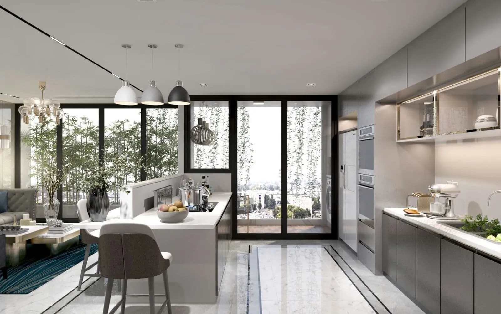 The Forest Gem Bình Thạnh 31 Bếp Căn hộ The Forest Gem Bình Thạnh