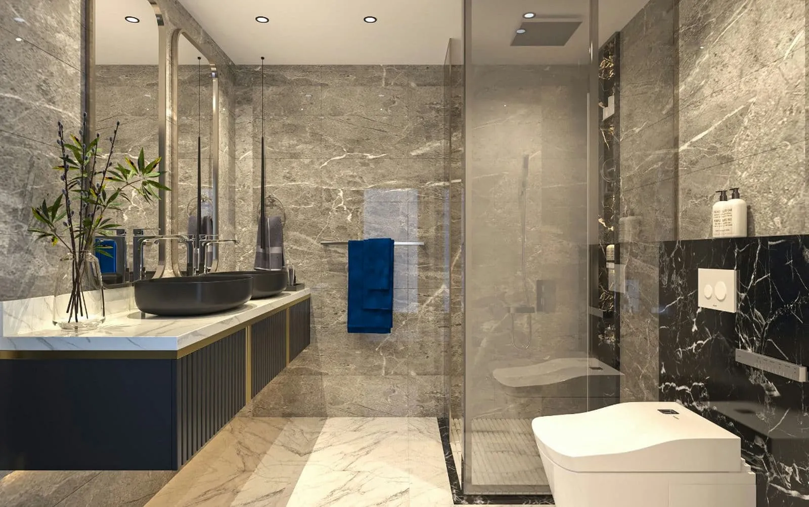 The Forest Gem Bình Thạnh 35 Toilet Căn hộ The Forest Gem Bình Thạnh