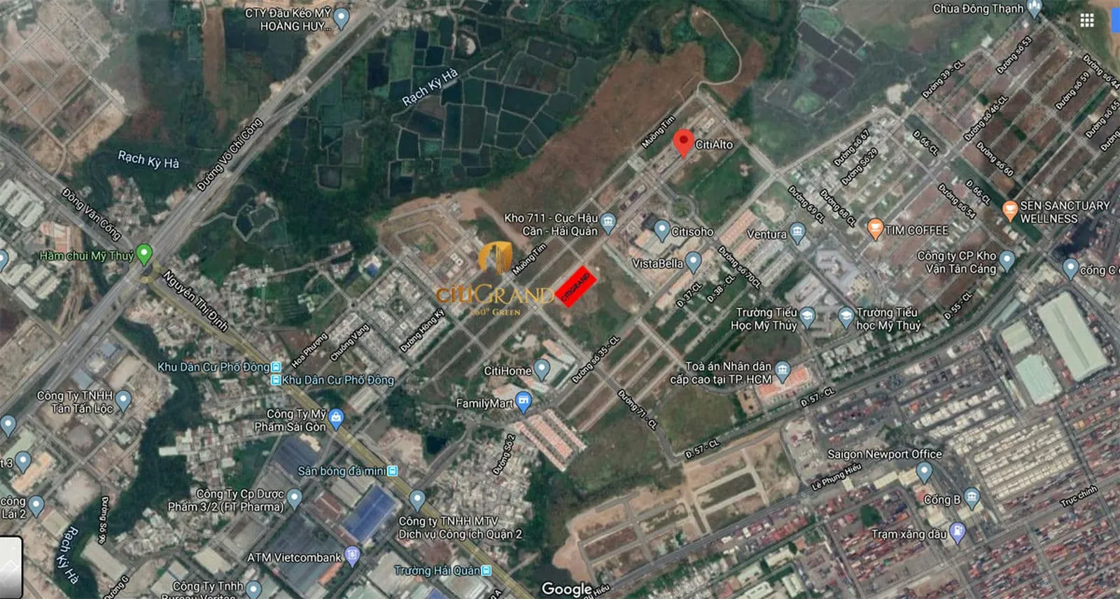 CITIGRAND QUẬN 2 12 Vị trí Thực tế Dự án Căn hộ Citi Grand Quận 2