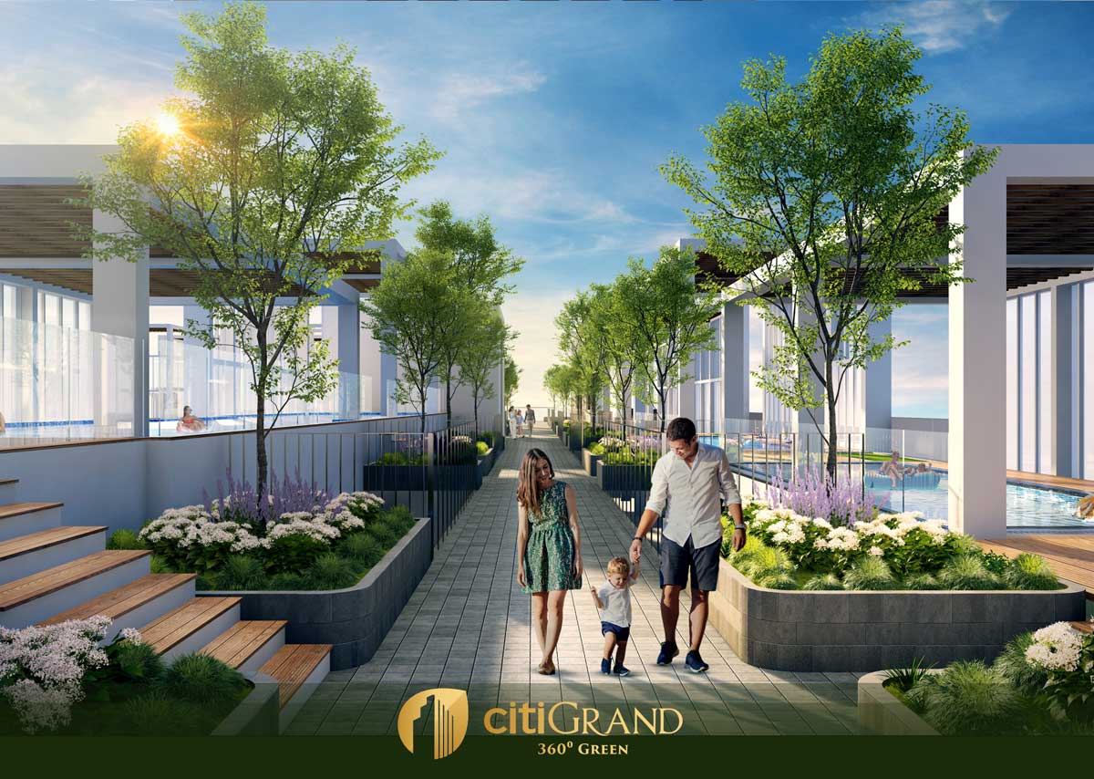 Tiện ích Công viên nội khu tại Dự án CitiGrand