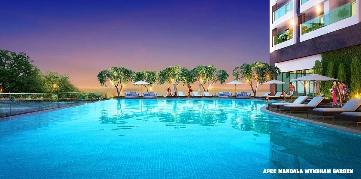 APEC MANDALA WYNDHAM GARDEN PHÚ YÊN 3 Hồ bơi Dự án Căn hộ Condotel Apec Mandala Wyndham Garden Phú Yên