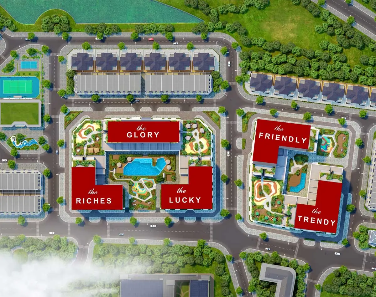 9X Quy Nhơn 15 Mặt bằng Tổng thể Căn hộ 9X Quy Nhơn