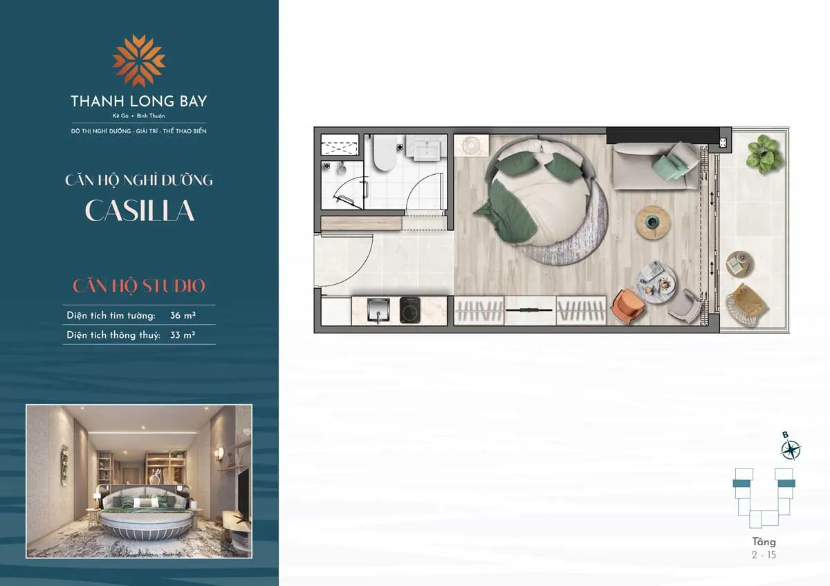 Casilla Thanh Long Bay 14 Thiết kế Căn hộ Casilla Studio