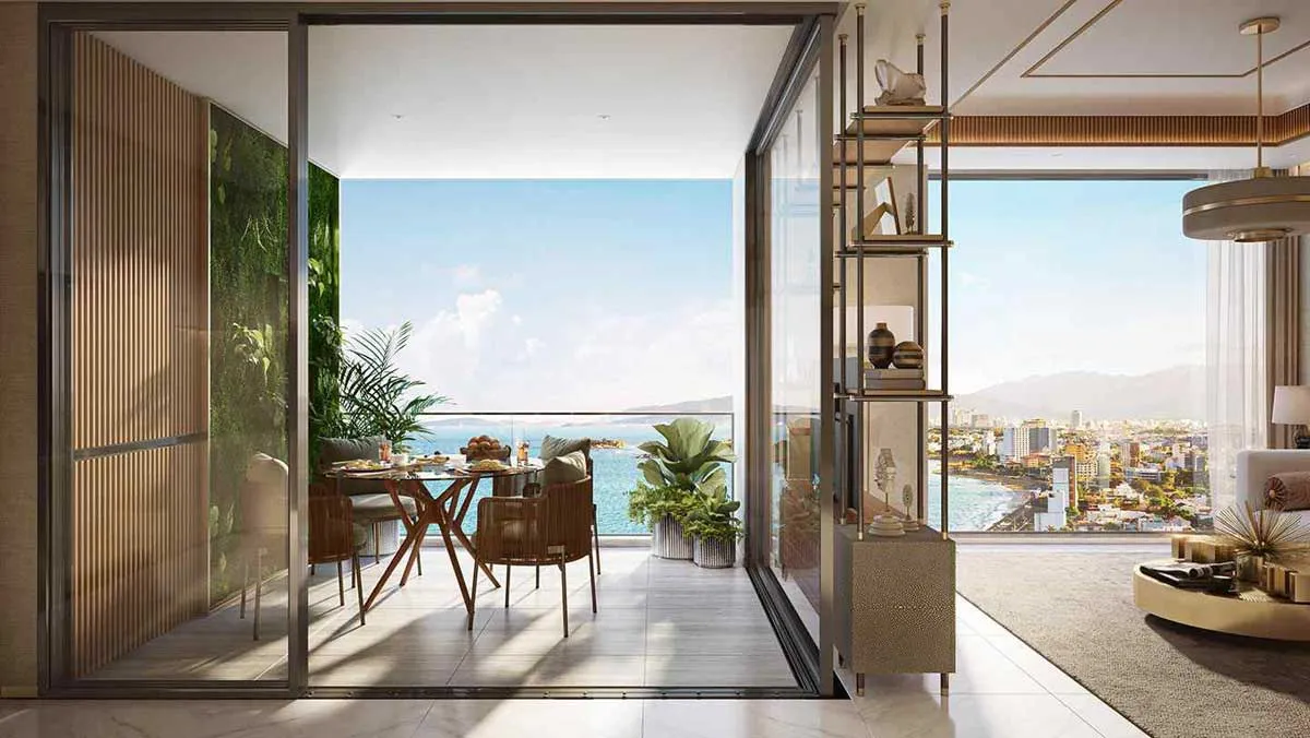 Grand Mark Nha Trang Ban cong Can ho Grand Mark Nha Trang - Grand Mark Nha Trang