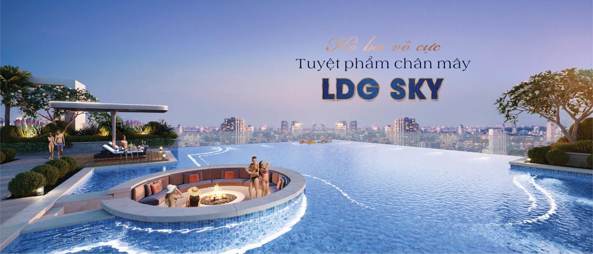 Hồ bơi chân mây tại LDG Sky