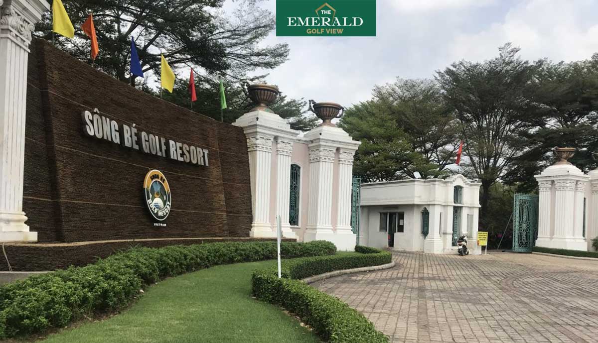 The Emerald Golf View nằm ngay Sân Golf Sông Bé