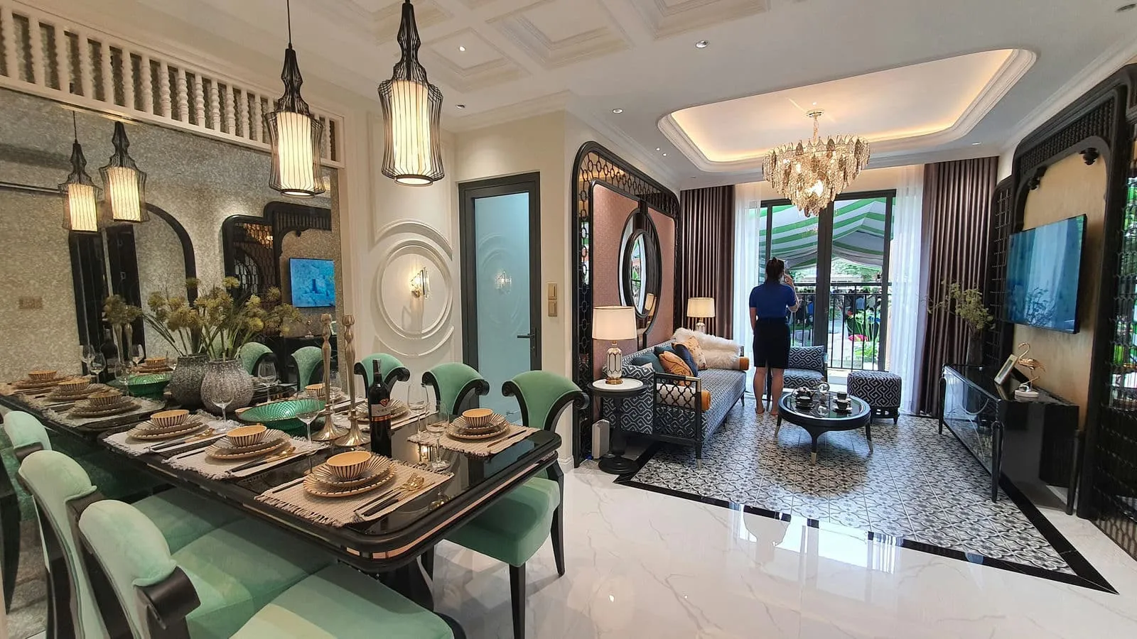 Phú Đông Sky One 8 Phòng khách Căn hộ Phú Đông Sky One Dĩ An Bình Dương