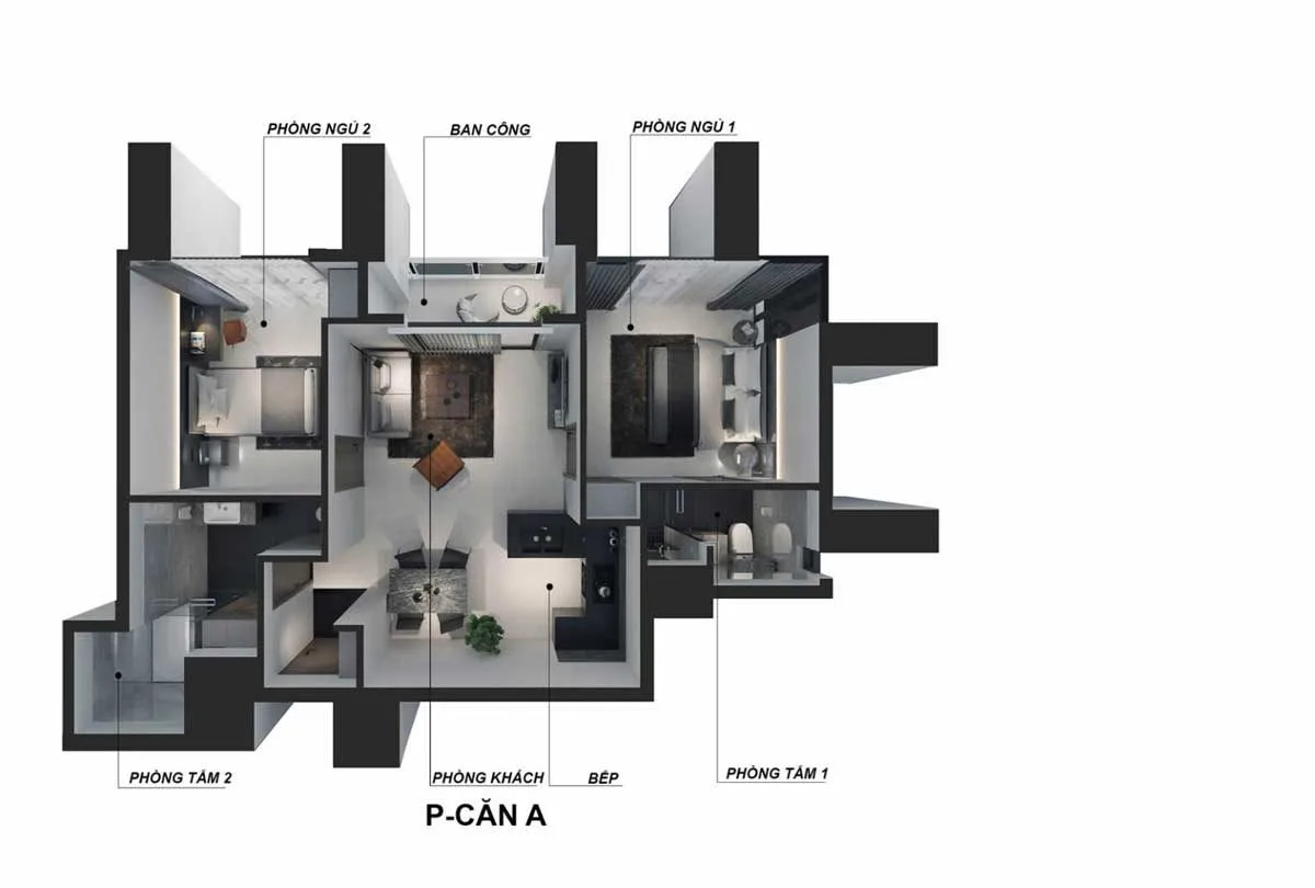 Thiết kế Căn hộ A Đà Nẵng LandMark Tower Thiết kế Căn hộ A Đà Nẵng LandMark Tower