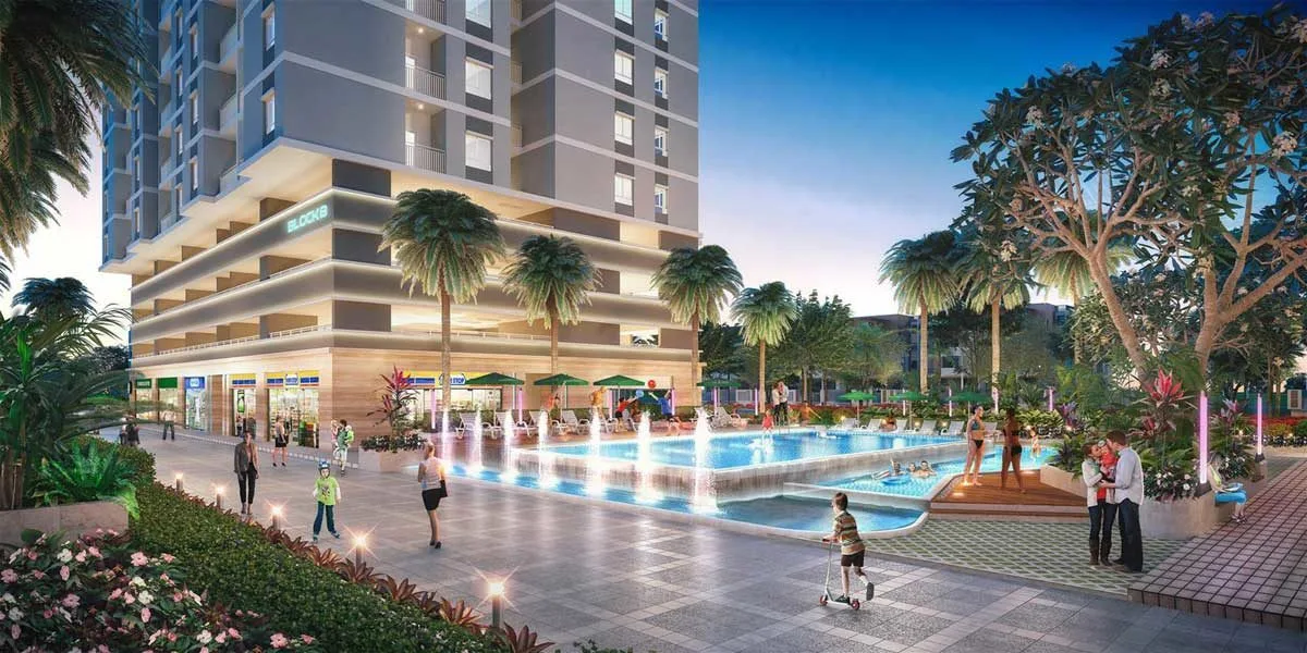 ORCHID PARK NHÀ BÈ 9 Tiện ích hồi bơi tràn bờ tại Dự án Căn hộ Orchid Park Nhà Bè