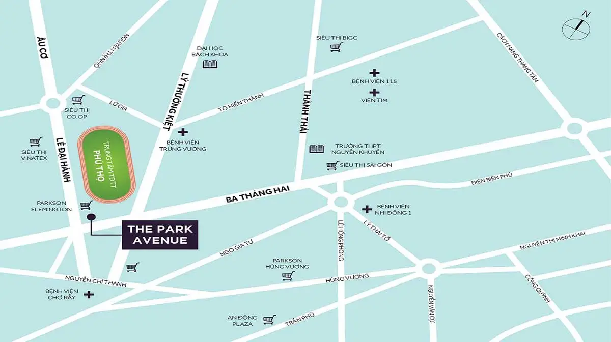 The Park Avenue 3 Tiềm năng Vị trí Dự án The Park Avenue Quận 11