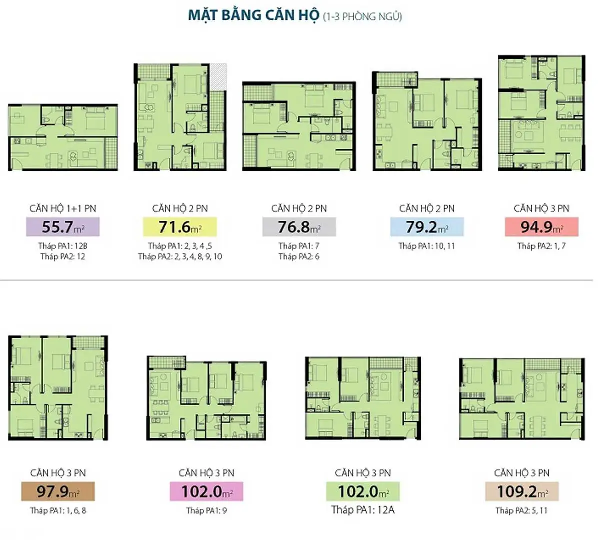 The Park Avenue 8 Thiết kế Căn hộ The Park Avenue Quận 11