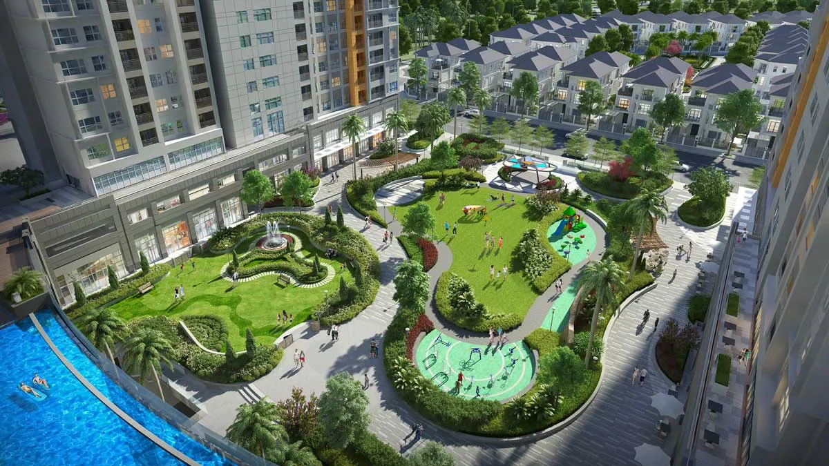 Victoria Village 5 Khu công viên nội khu Dự án Victoria Village Quận 2 Thủ Đức