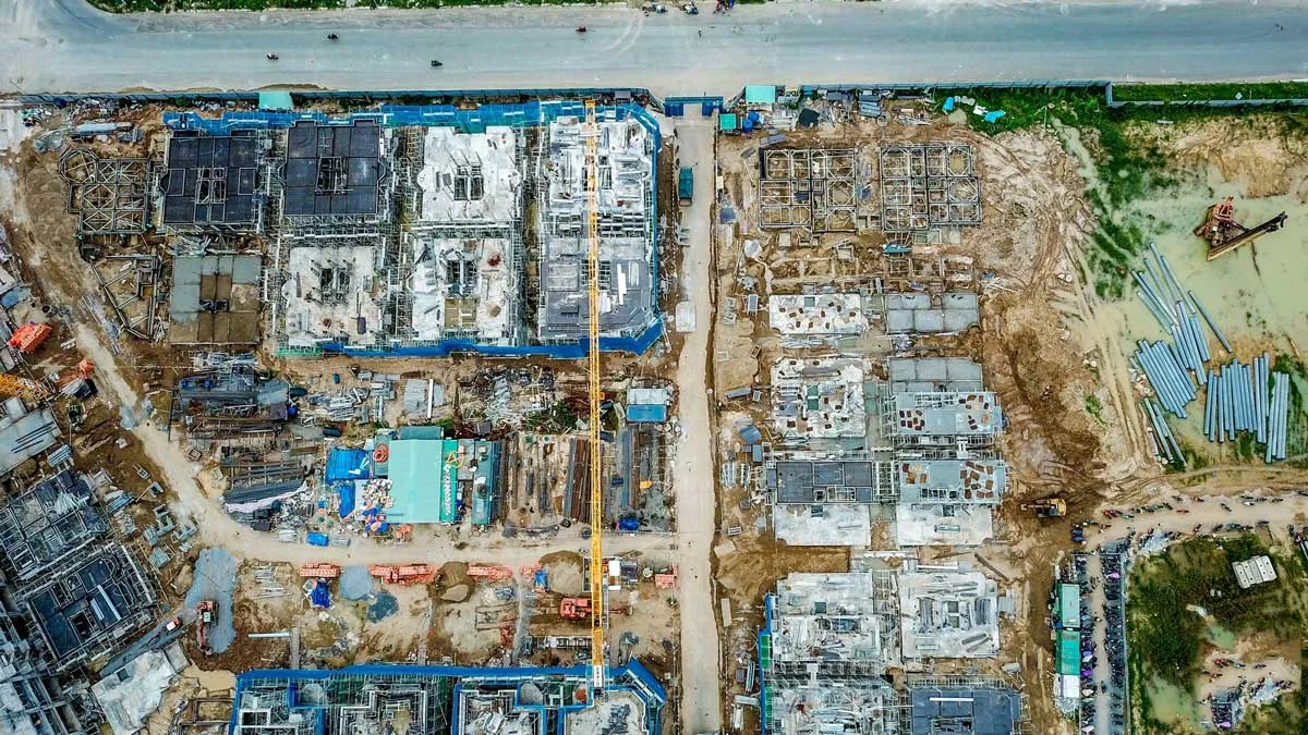 Victoria Village Tien do thi cong Du an Victoria Village - Victoria Village