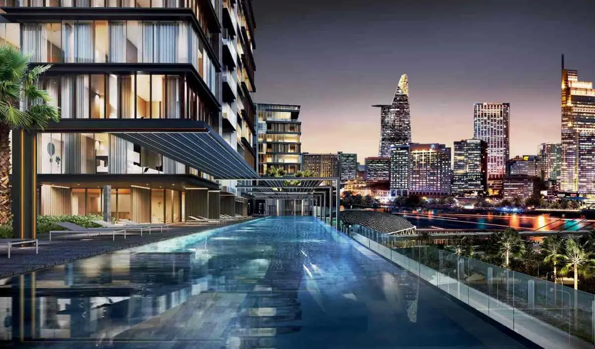 The Opusk Thủ Thiêm 5 Tiện ích Hồ bơi Dự án Căn hộ The Opusk Thủ Thiêm