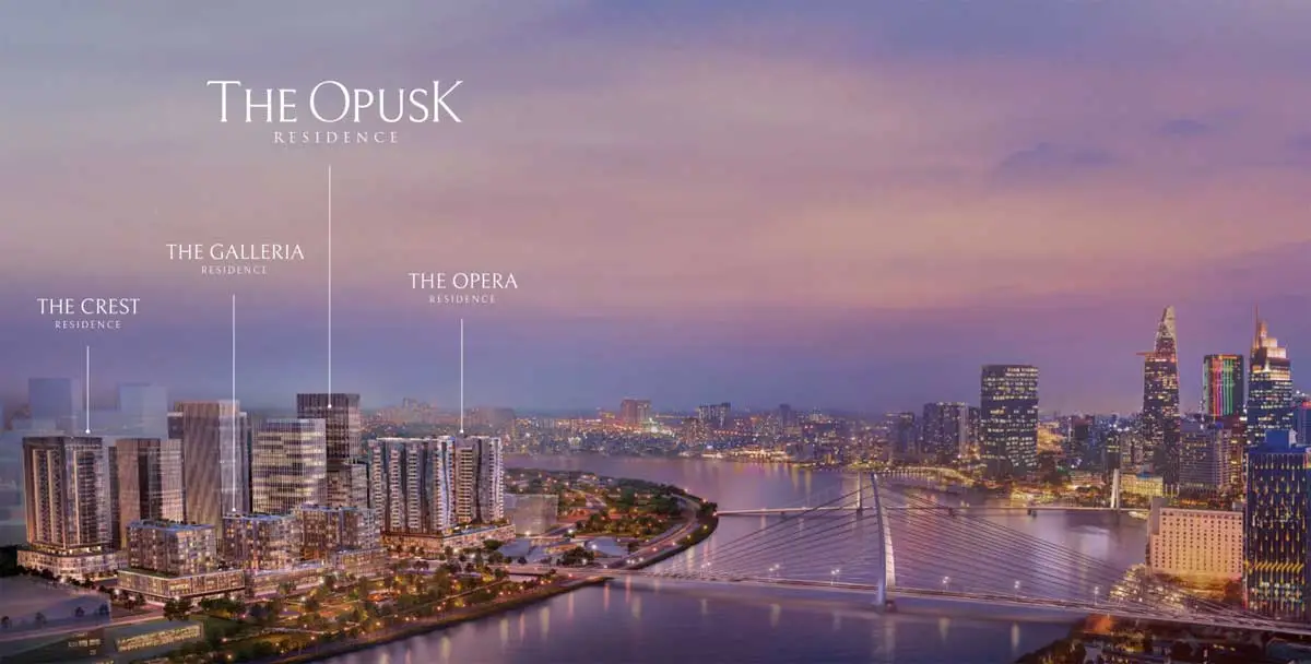 The Opusk Thủ Thiêm 3 Vị trí liên kết vùng Dự án Căn hộ The Opusk Thủ Thiêm