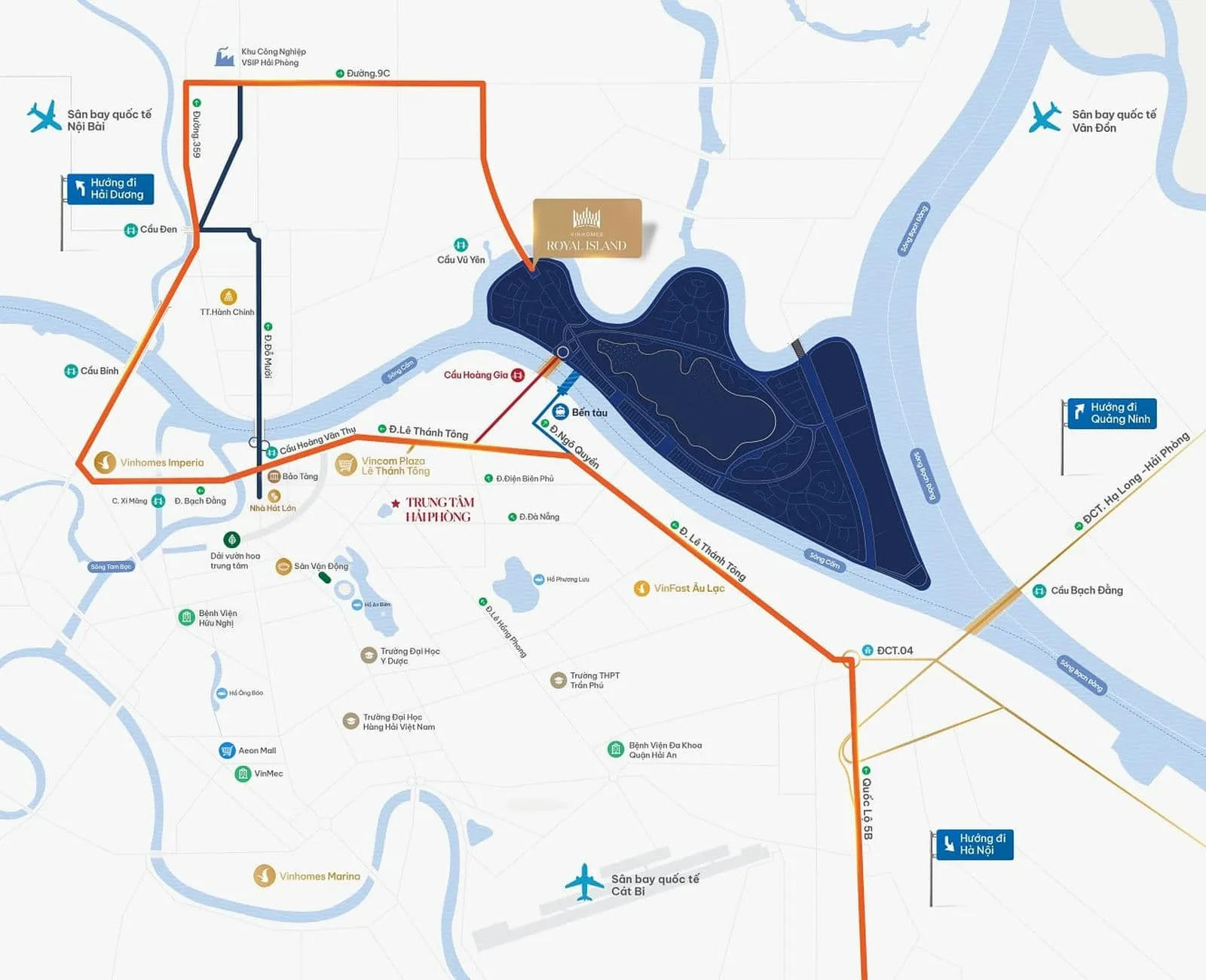 Vinhomes Royal Island 3 Vị trí Vinhomes Royal Island