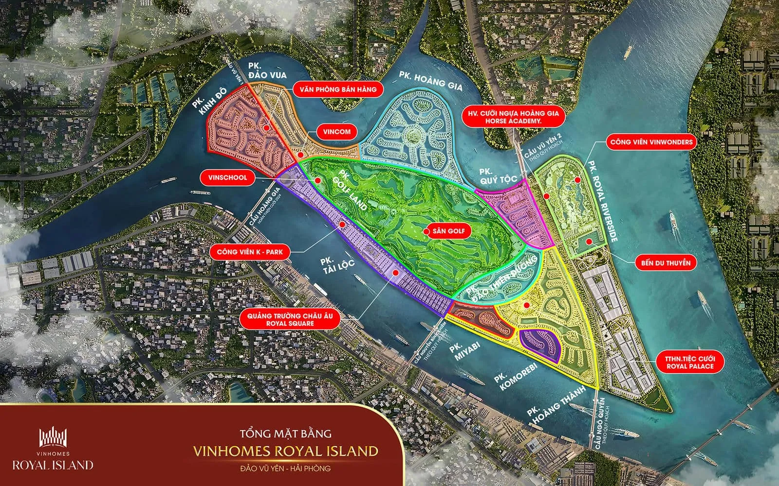 Vinhomes Royal Island 6 Mặt bằng Tổng thể Vinhomes Royal Island