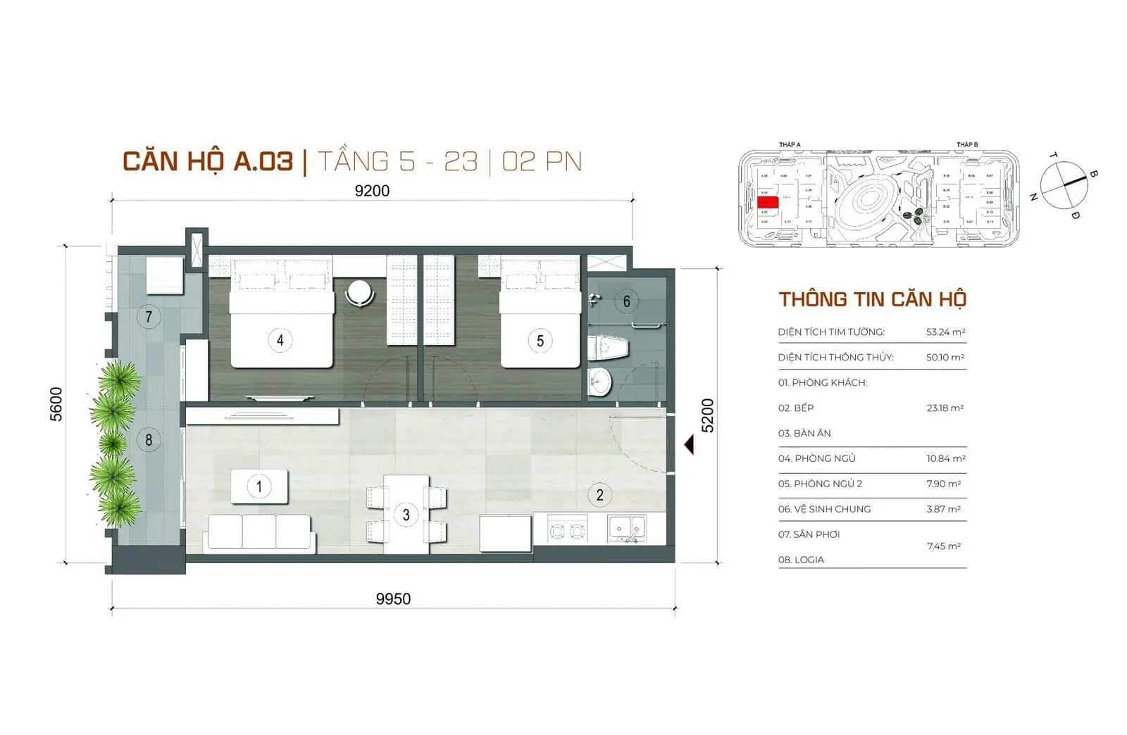 Cara River Park Thiet ke Can ho Cara River Park Can Tho 9 - Cara River Park