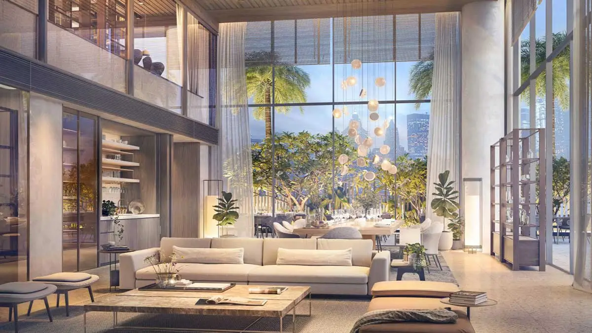 Thủ Thiêm Zeit River 5 Phòng khách Căn hộ Thủ Thiêm Zeit River Quận 2