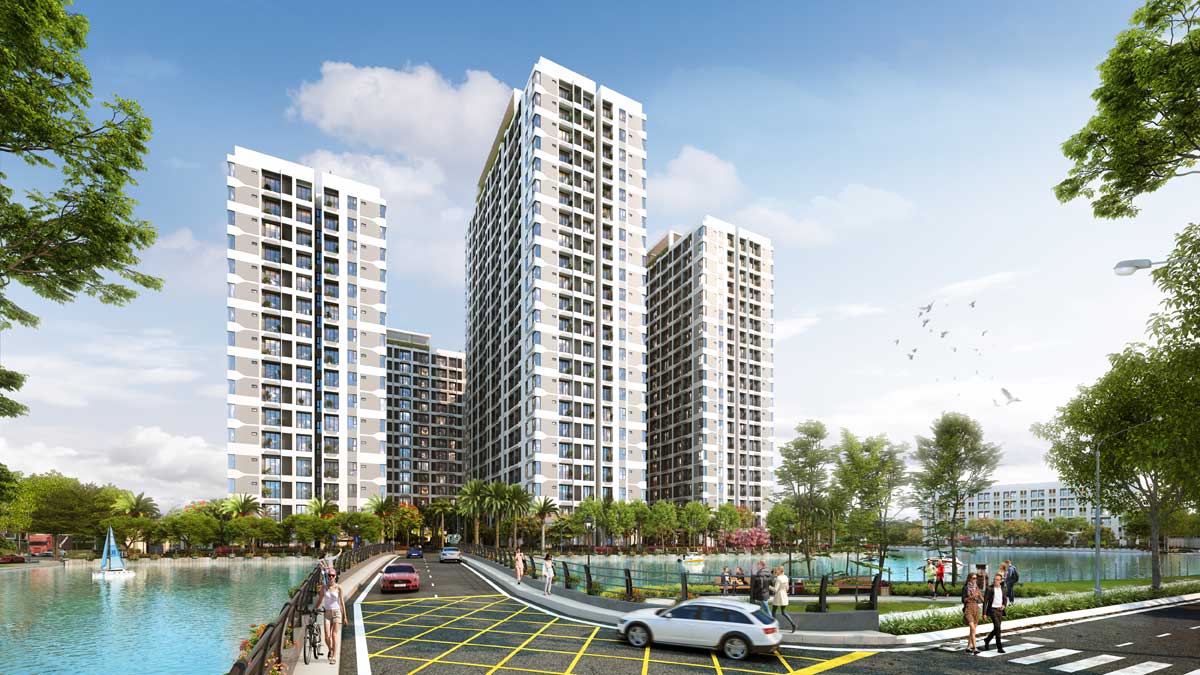 Tổng thể 5 Block Căn hộ MT Eastmark City Quận 9 - Thủ Đức