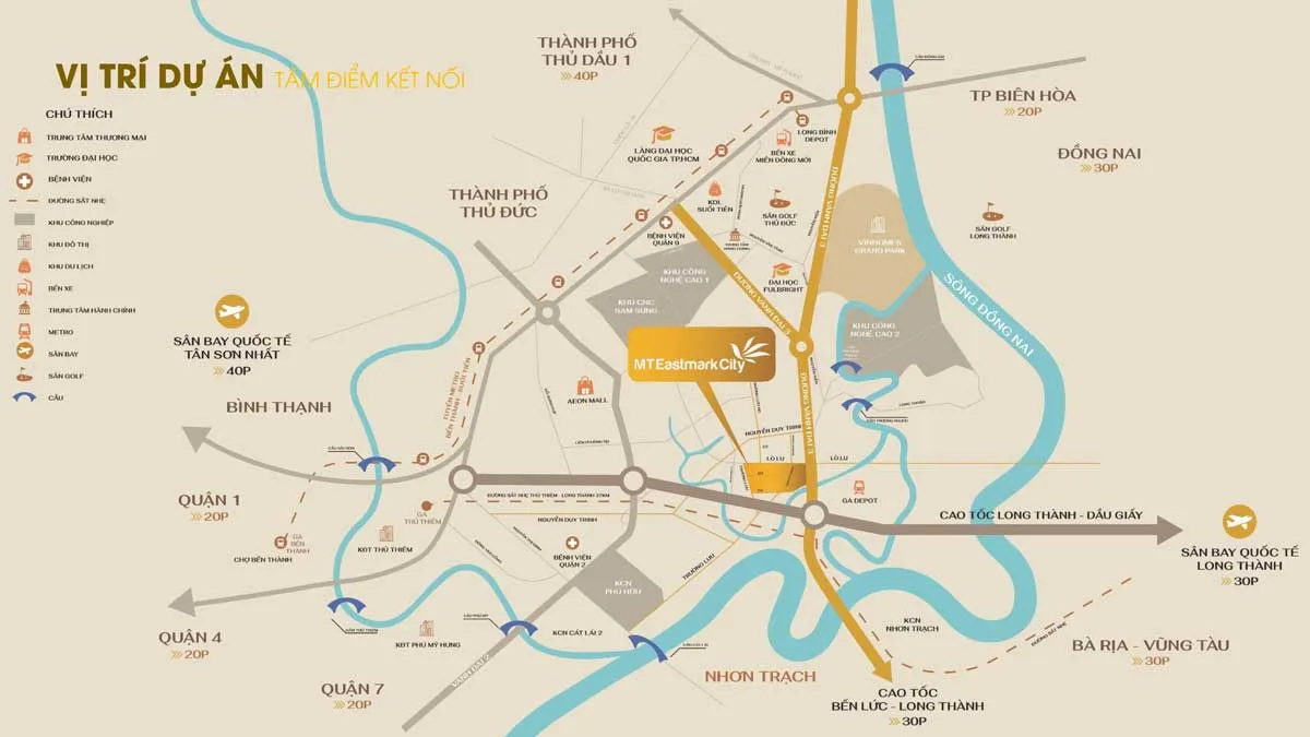 MT Eastmark City 4 Vị trí Căn hộ MT Eastmark City Quận 9 Thành phố Thủ Đức