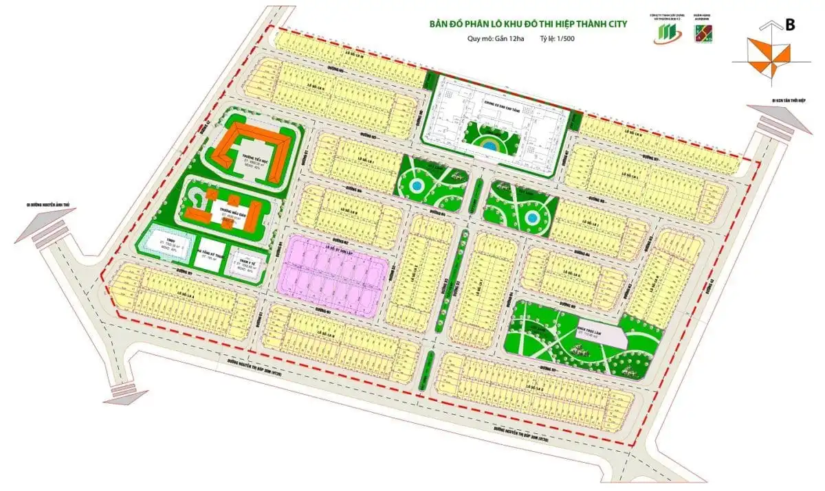 HIỆP THÀNH CITY QUẬN 12 4 so do phan lo du an hiep thanh city