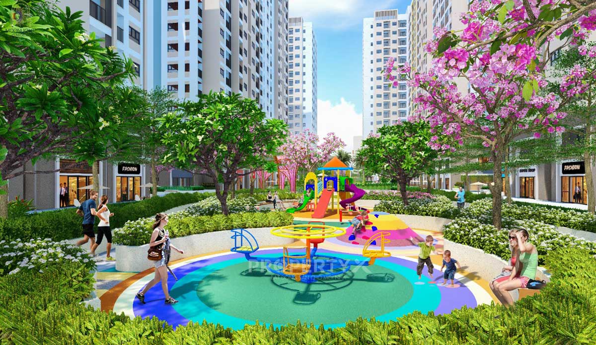 Khu công viên Dự án Moonlight Garden Thủ Đức