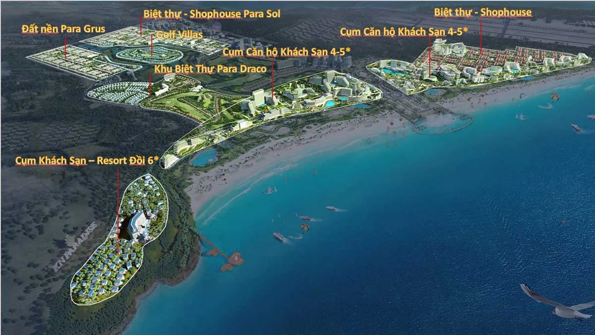 CaraWorld Cam Ranh 3 Mặt bằng Tổng thể CaraWorld Cam Ranh