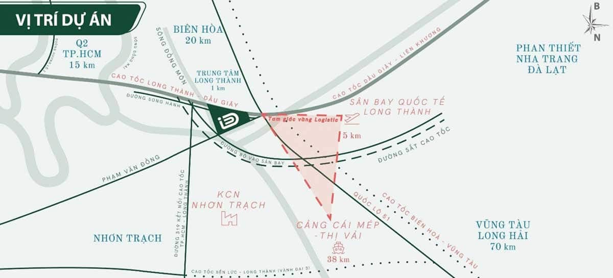 Bản đồ Vị trí Dự án ID Junction Long Thành