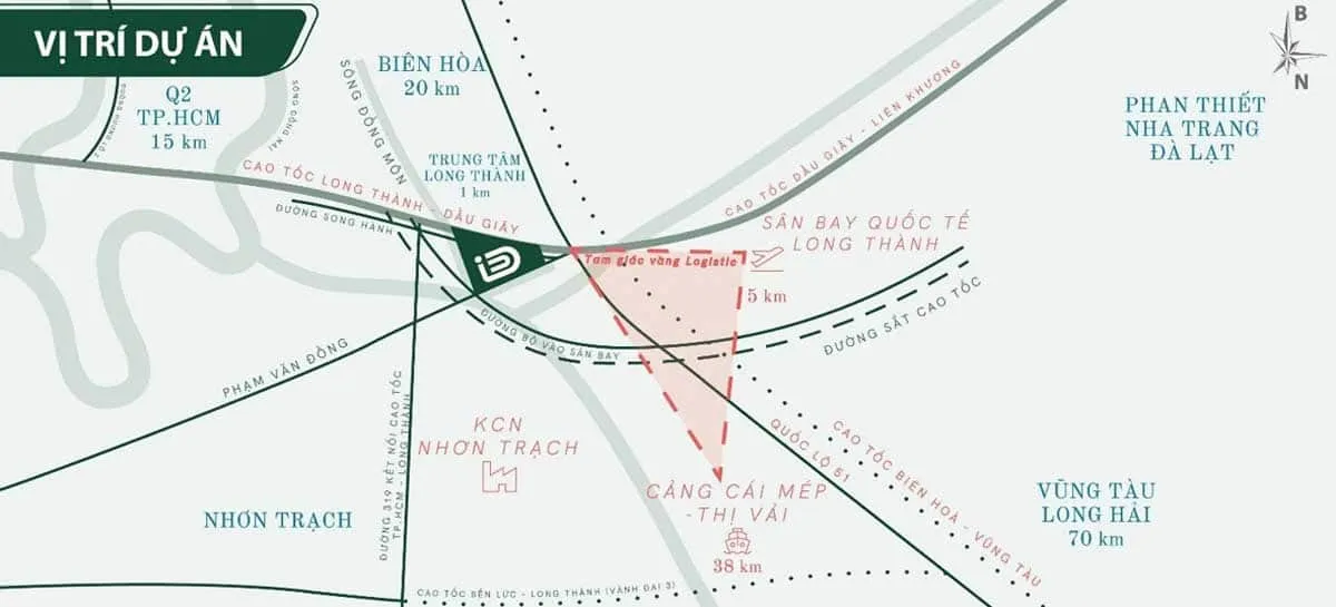 ID JUNCTION LONG THÀNH 4 Bản đồ Vị trí Dự án ID Junction Long Thành