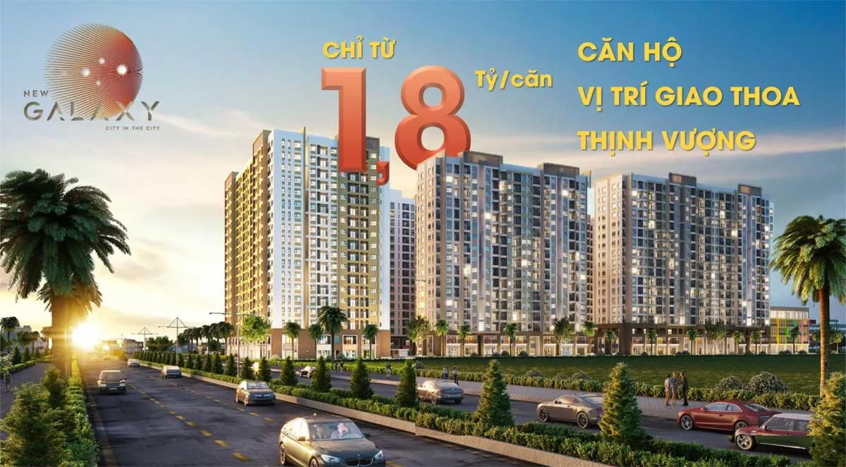 NEW GALAXY DĨ AN BÌNH DƯƠNG 23 Dự án Căn hộ New Galaxy Dĩ An Bình Dương