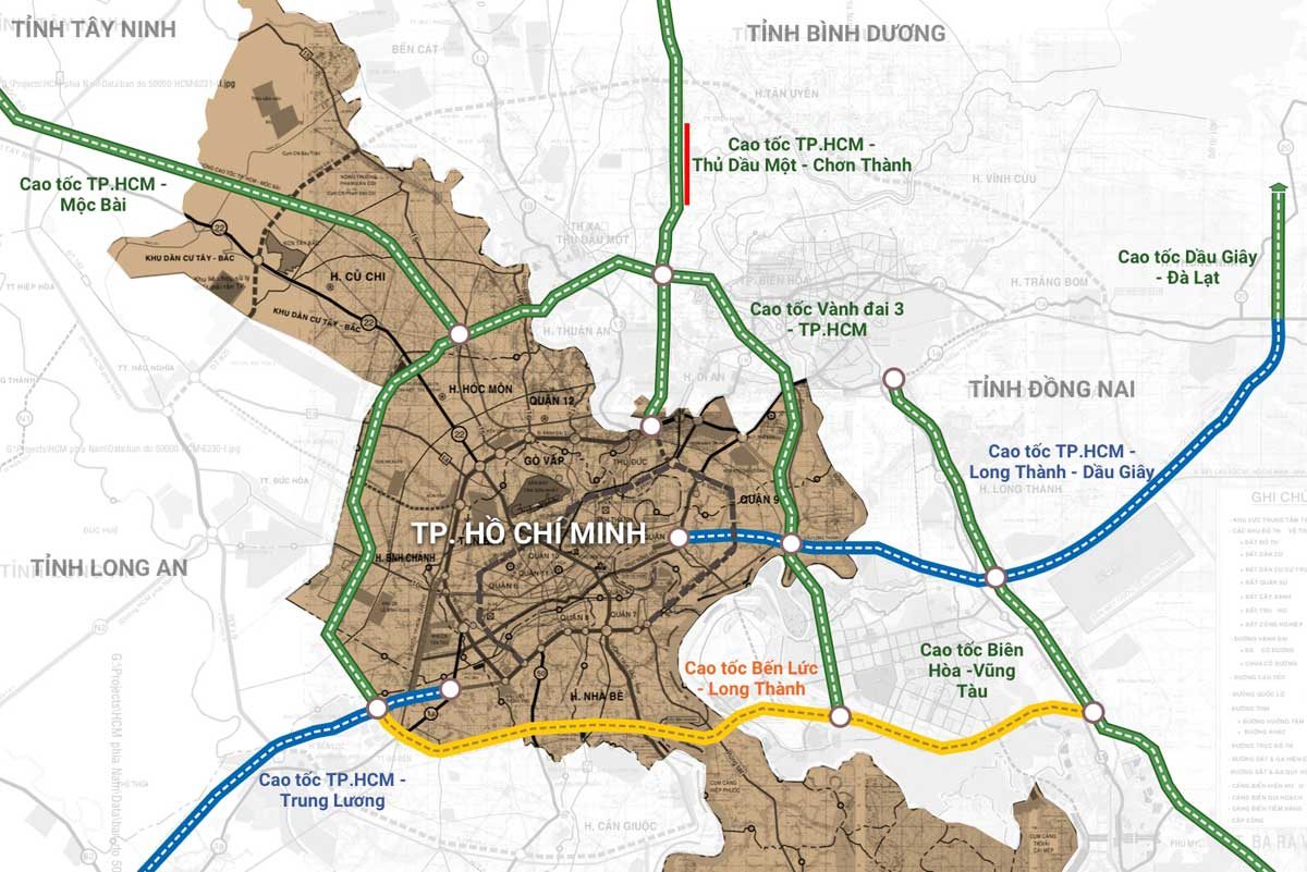 Tuyến cao tốc Tp. Hồ Chí Minh –Thủ Dầu Một – Chơn Thành