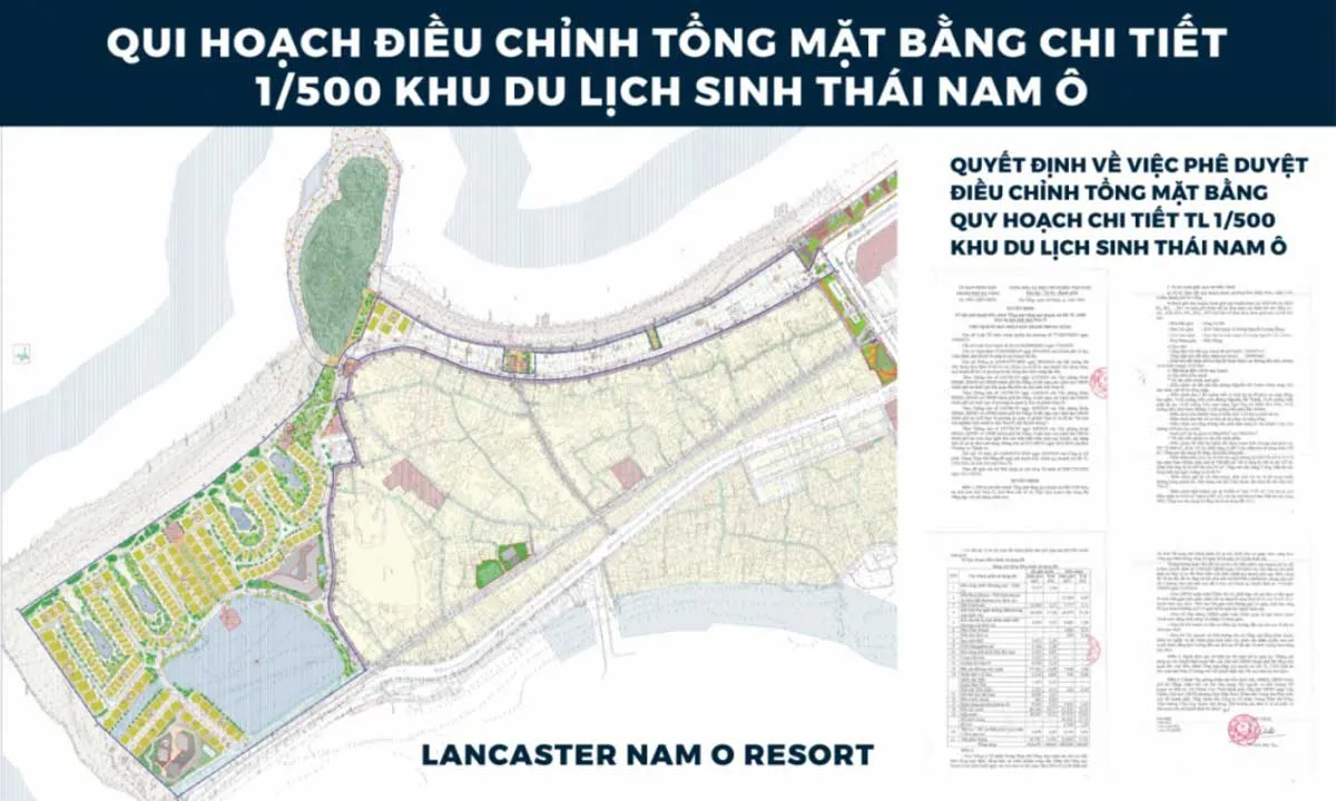 Nam Ô Heritage Đà Nẵng 7 Mặt bằng Dự án Lancaster Nam Ô Resort Đà Nẵng