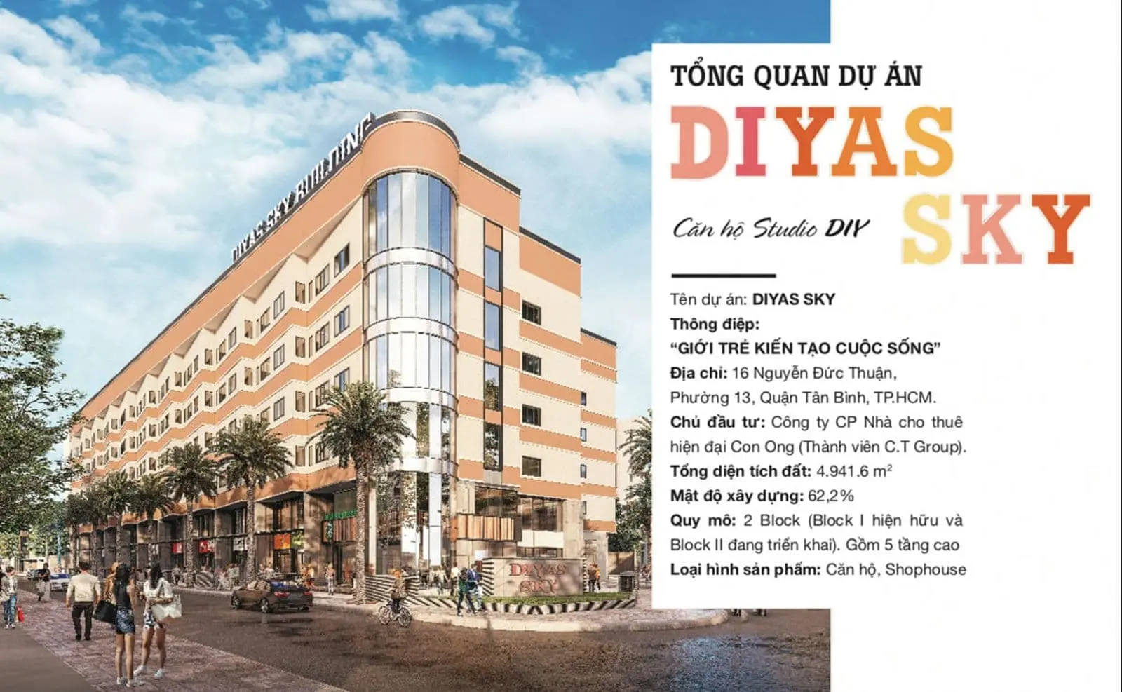 Diyas Sky 2 Tổng quan Dự án Căn hộ Diyas Sky Tân Bình