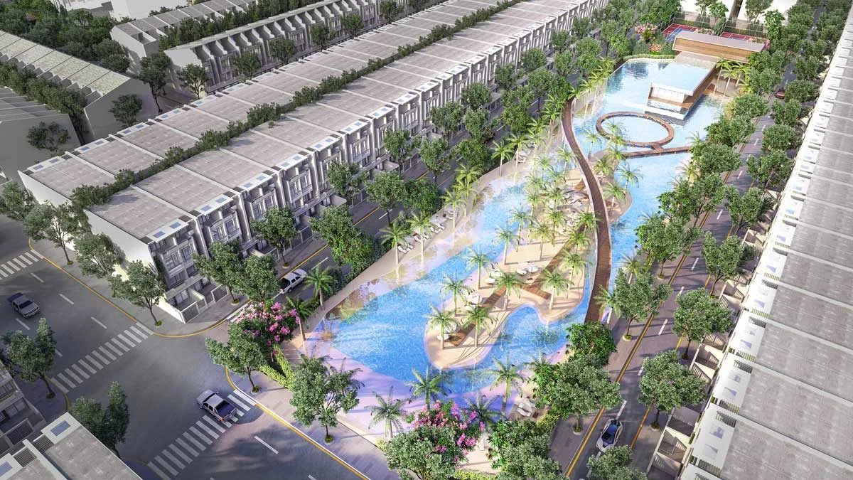 STELLA MEGA CITY CẦN THƠ 13 Khu hồ bơi Dự án Stella Mega City