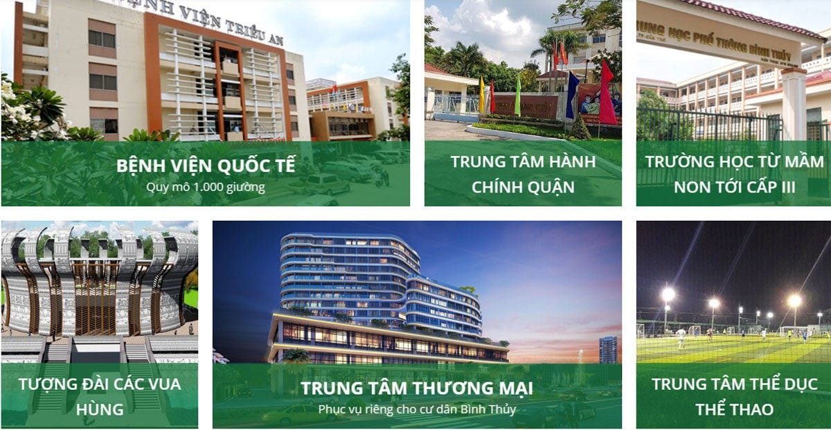 Tiện ích nội khu Dự án Stella Mega City Cần Thơ