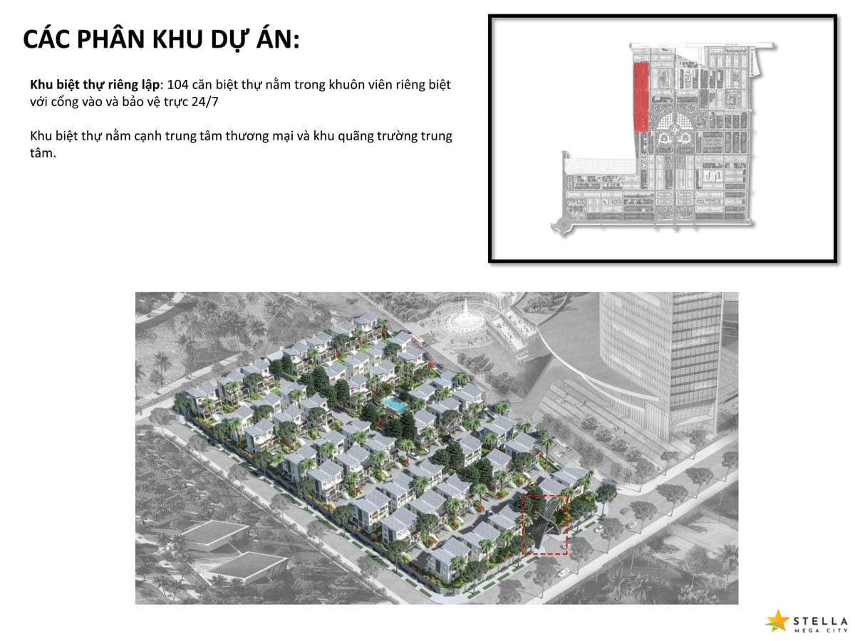 Khu biệt thự Stella Mega City