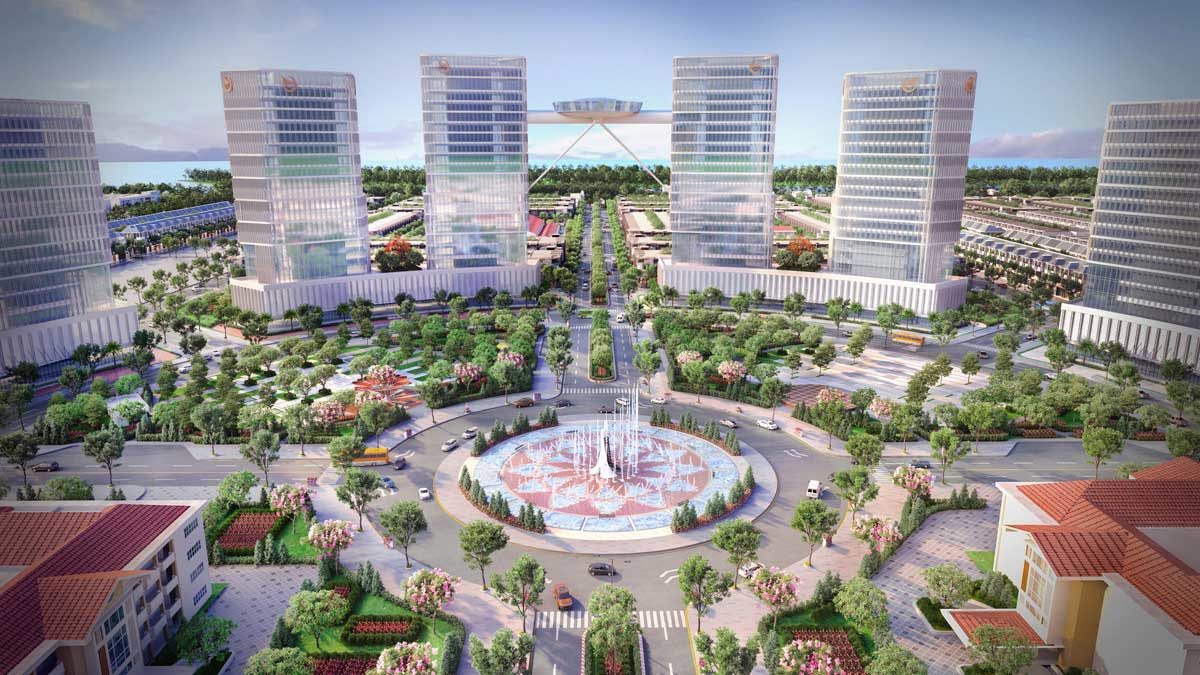 Quảng trường trung tâm Dự án Stella Mega City