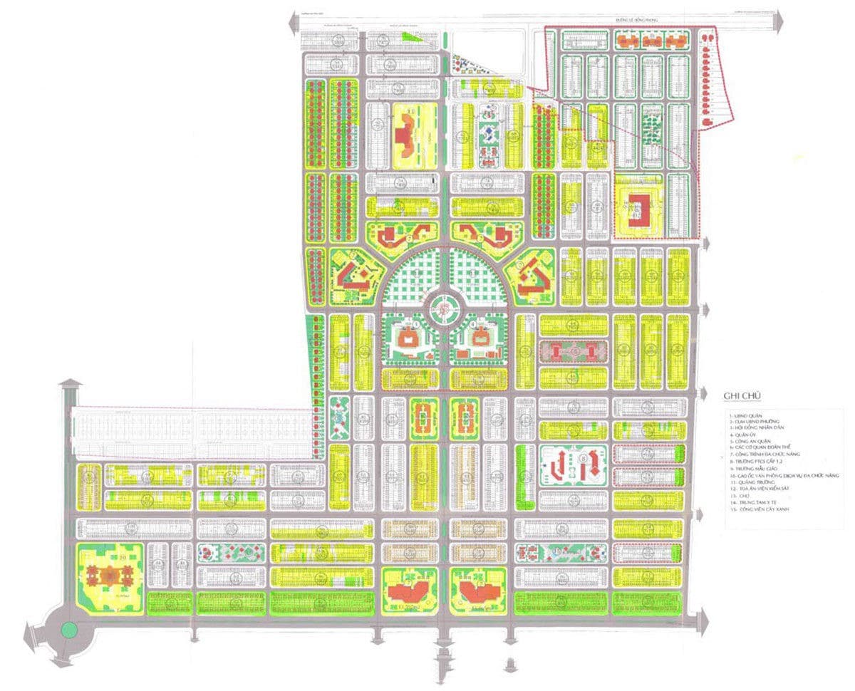 Mặt bằng phân lô Dự án Stella Mega City Cần Thơ