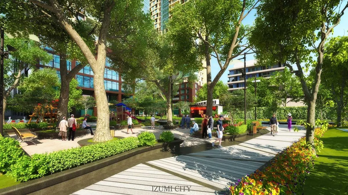 Izumi City 9 Đường dạo bộ tại Dự án Izumi City Biên Hòa Đồng Nai