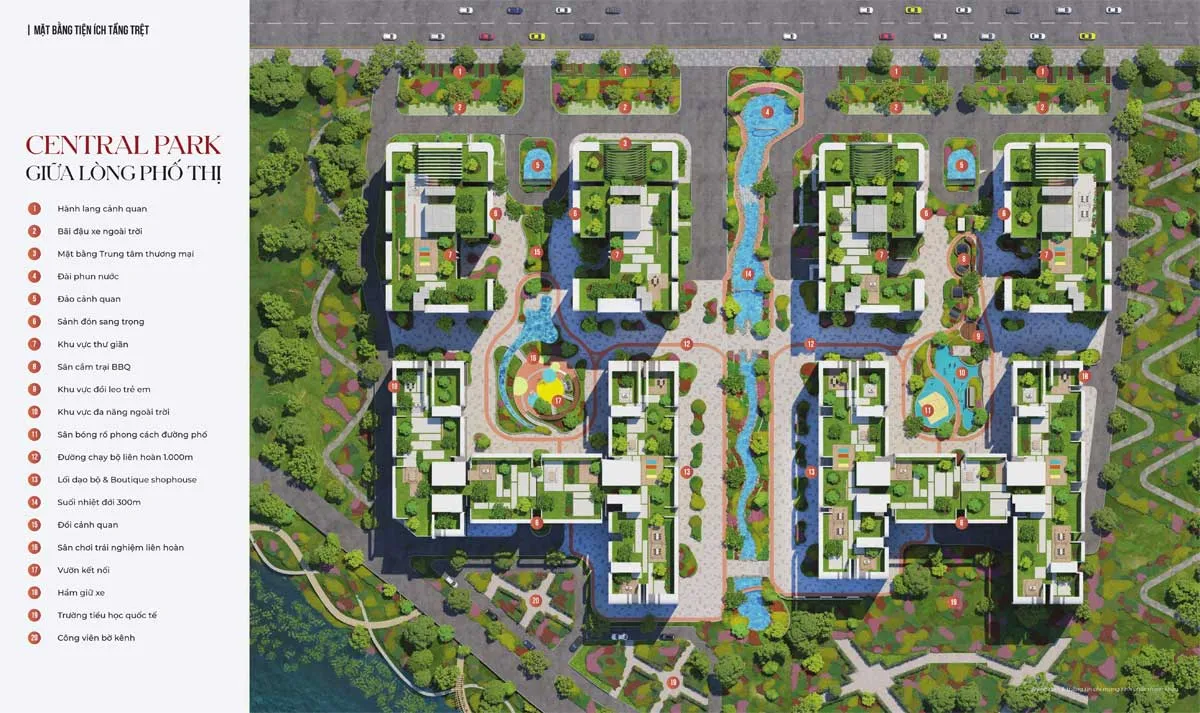 Astral City Bình Dương 11 Mặt tiền tiện ích tầng trệt Dự án Căn hộ Astral City Bình Dương